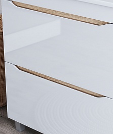 Vigo Мебель для ванной Grani 600-0-2 белая/дуб сонома – фотография-6